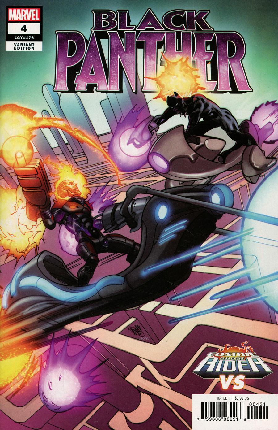 Black Panther Vol 7 #4 Cover B Variant Pasqual Ferry Cosmic Ghost Rider VS Cover