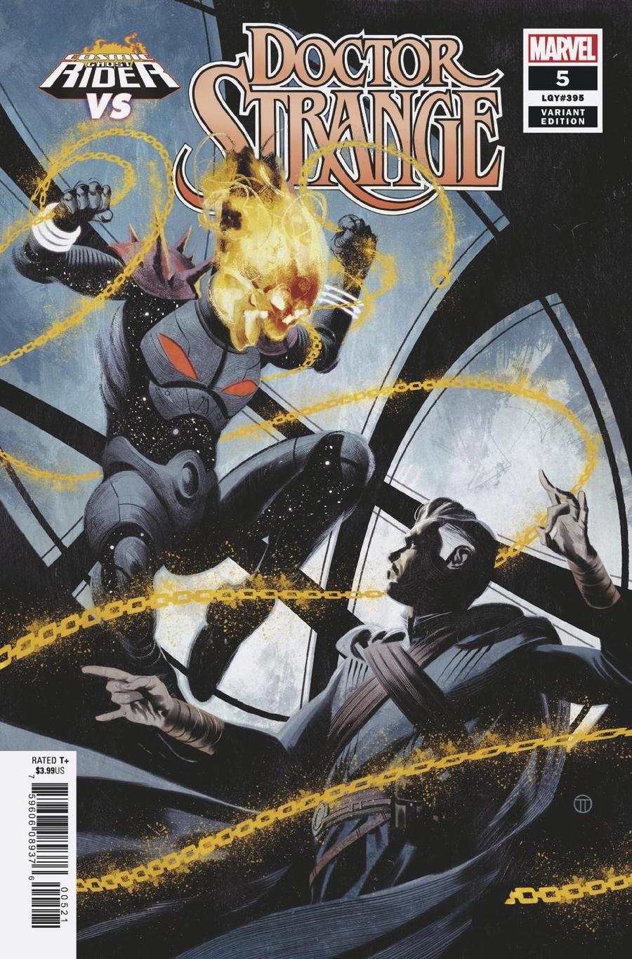 Doctor Strange Vol 5 #5 Cover B Variant Julian Totino Tedesco Cosmic Ghost Rider VS Cover