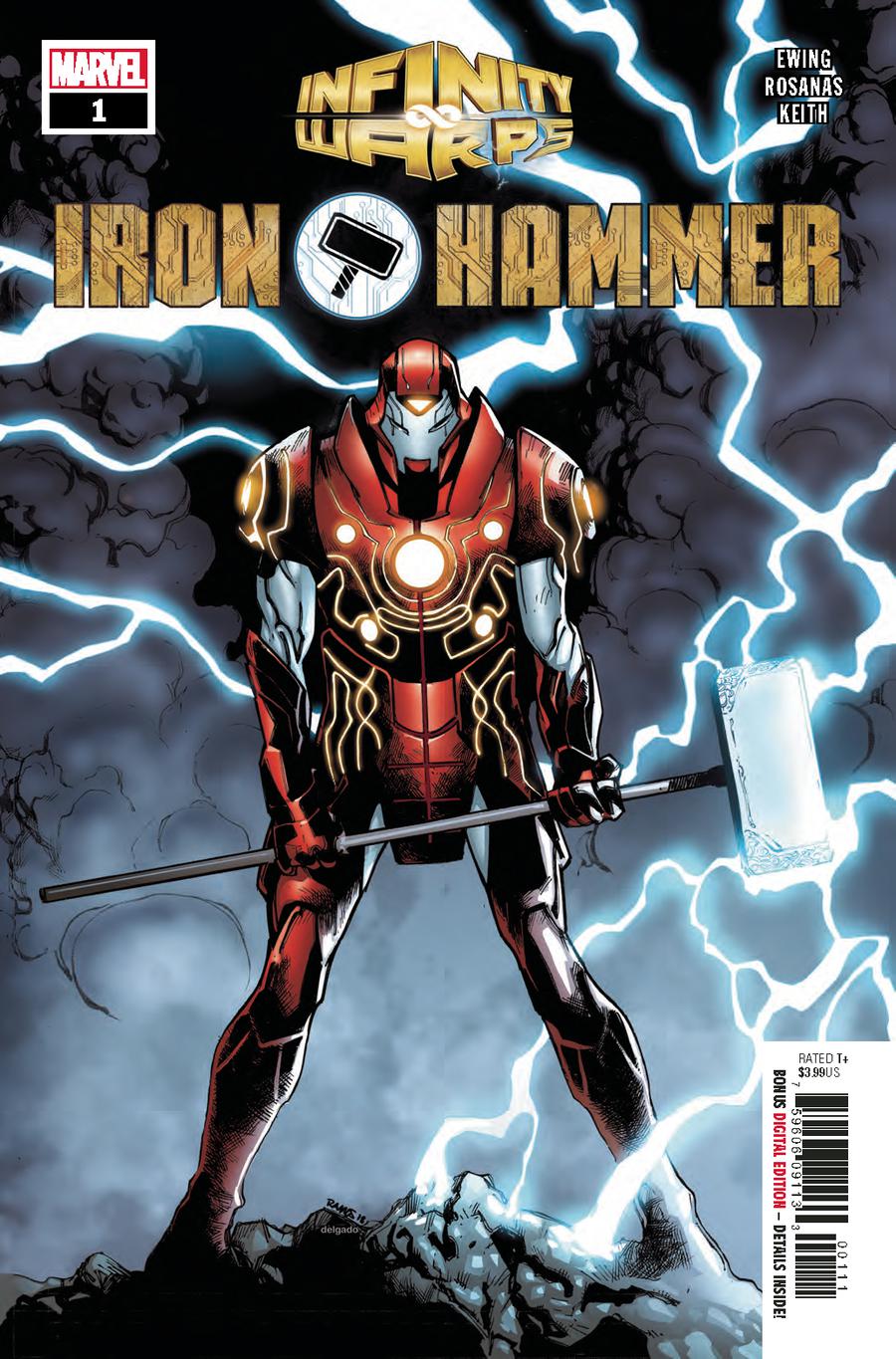 Infinity Wars Iron Hammer #1 Cover A 1st Ptg Regular Humberto Ramos Cover