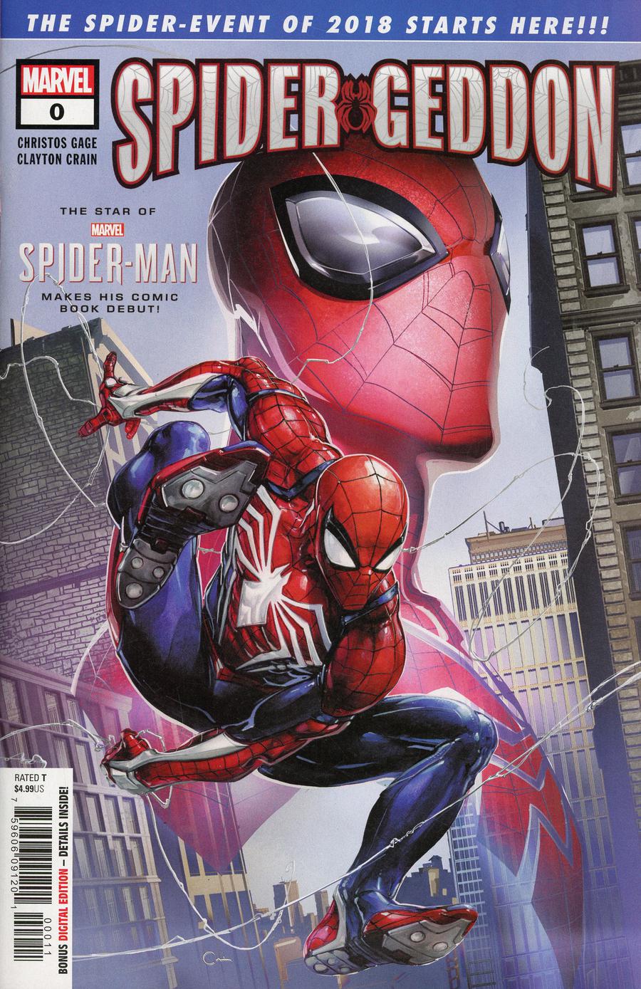 Spider-Geddon #0 Cover A 1st Ptg Regular Clayton Crain Cover