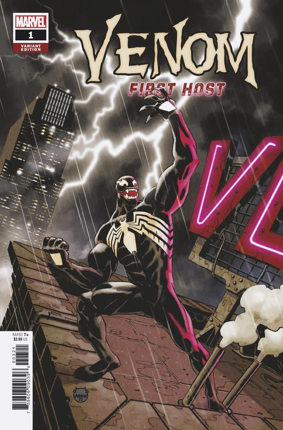 Venom First Host #3 Cover B Variant Dave Johnson Cover