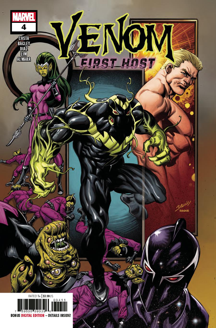 Venom First Host #4 Cover A 1st Ptg Regular Mark Bagley Cover