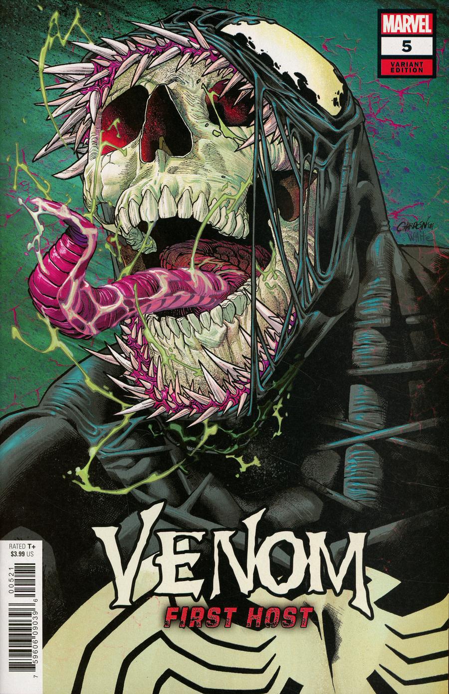 Venom First Host #5 Cover B Variant Javier Garron Cover