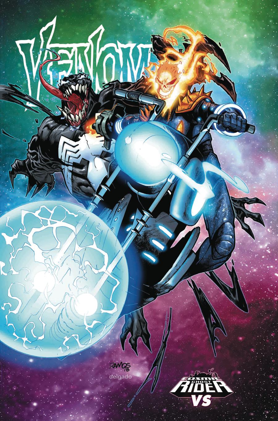 Venom Vol 4 #6 Cover B Variant Humberto Ramos Cosmic Ghost Rider VS Cover