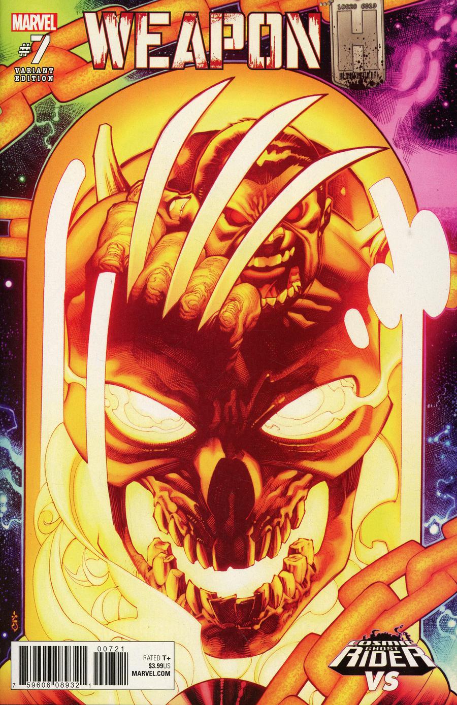 Weapon H #7 Cover B Variant Chris Stevens Cosmic Ghost Rider VS Cover