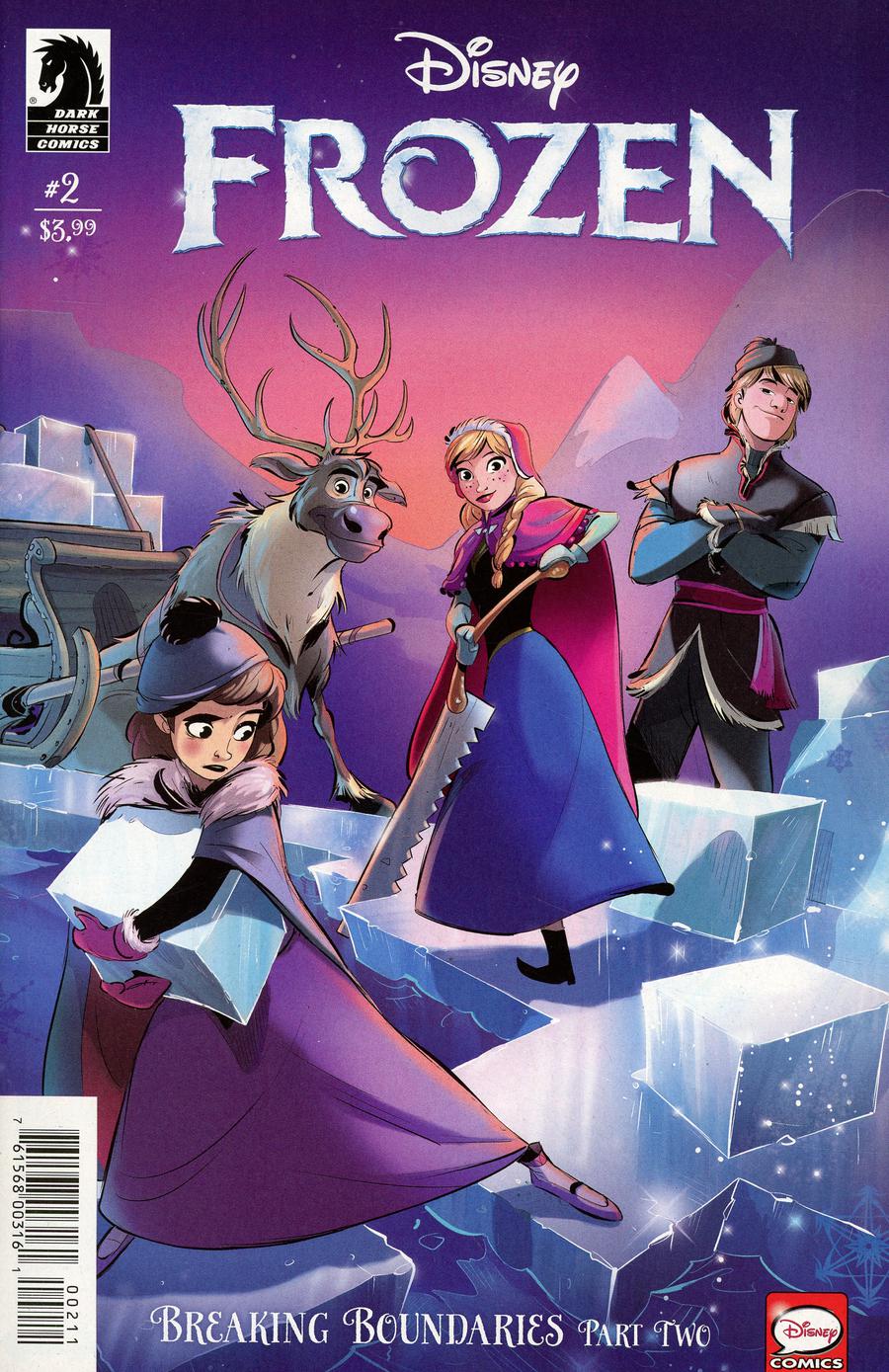 Disney Frozen Breaking Boundaries #2 Cover A Regular Kawaii Creative Studio Cover