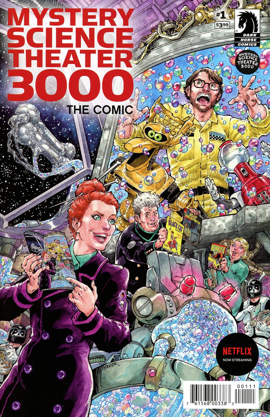 Mystery Science Theater 3000 #1 Cover A Regular Todd Nauck Cover