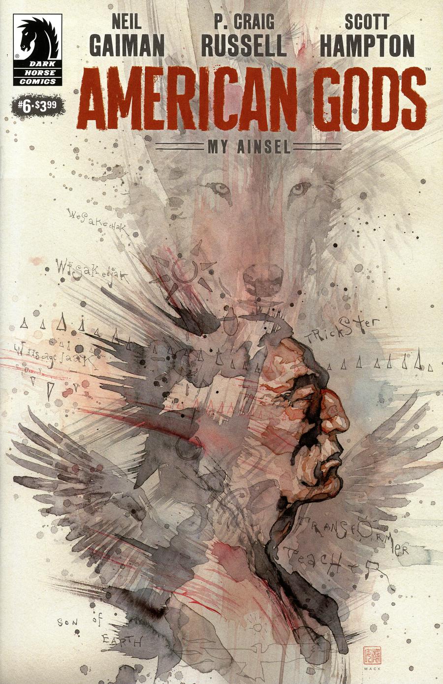 American Gods My Ainsel #6 Cover B Variant David Mack Cover