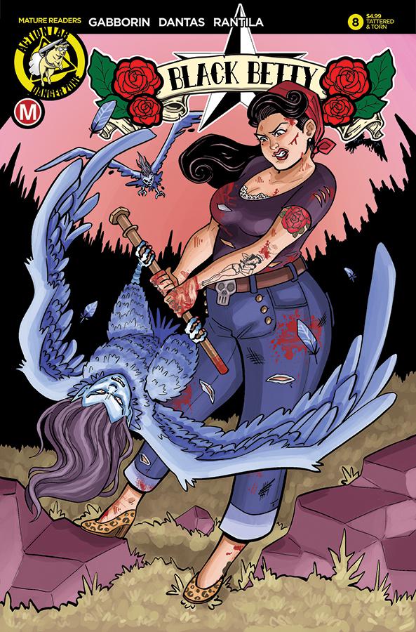 Black Betty #8 Cover D Variant Trevor Grace Risque Cover