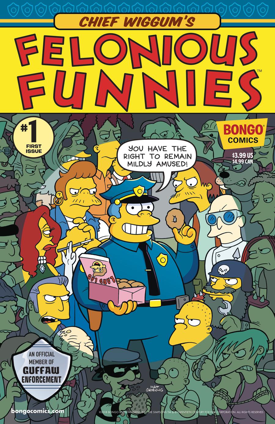 Chief Wiggums Felonious Funnies #1