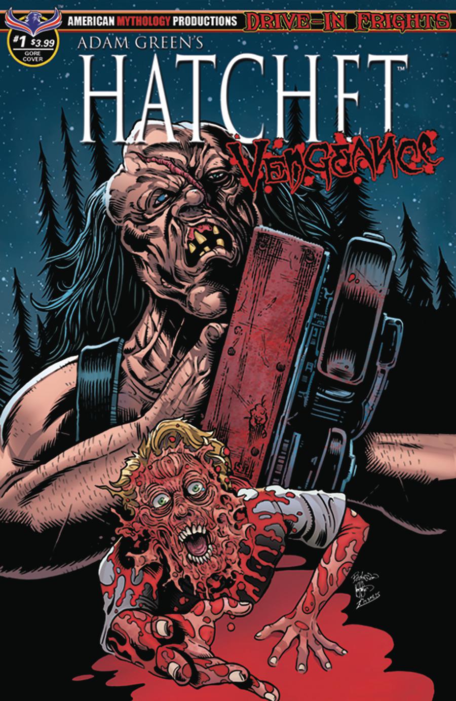 Adam Greens Hatchet Vengeance #1 Cover B Variant Buz Hasson Blood & Gore Cover