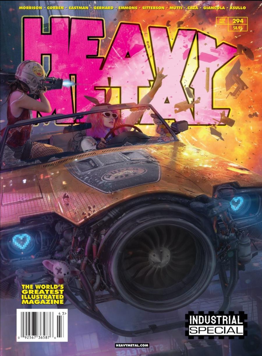 Heavy Metal #294 Cover C Tom Hisbergue