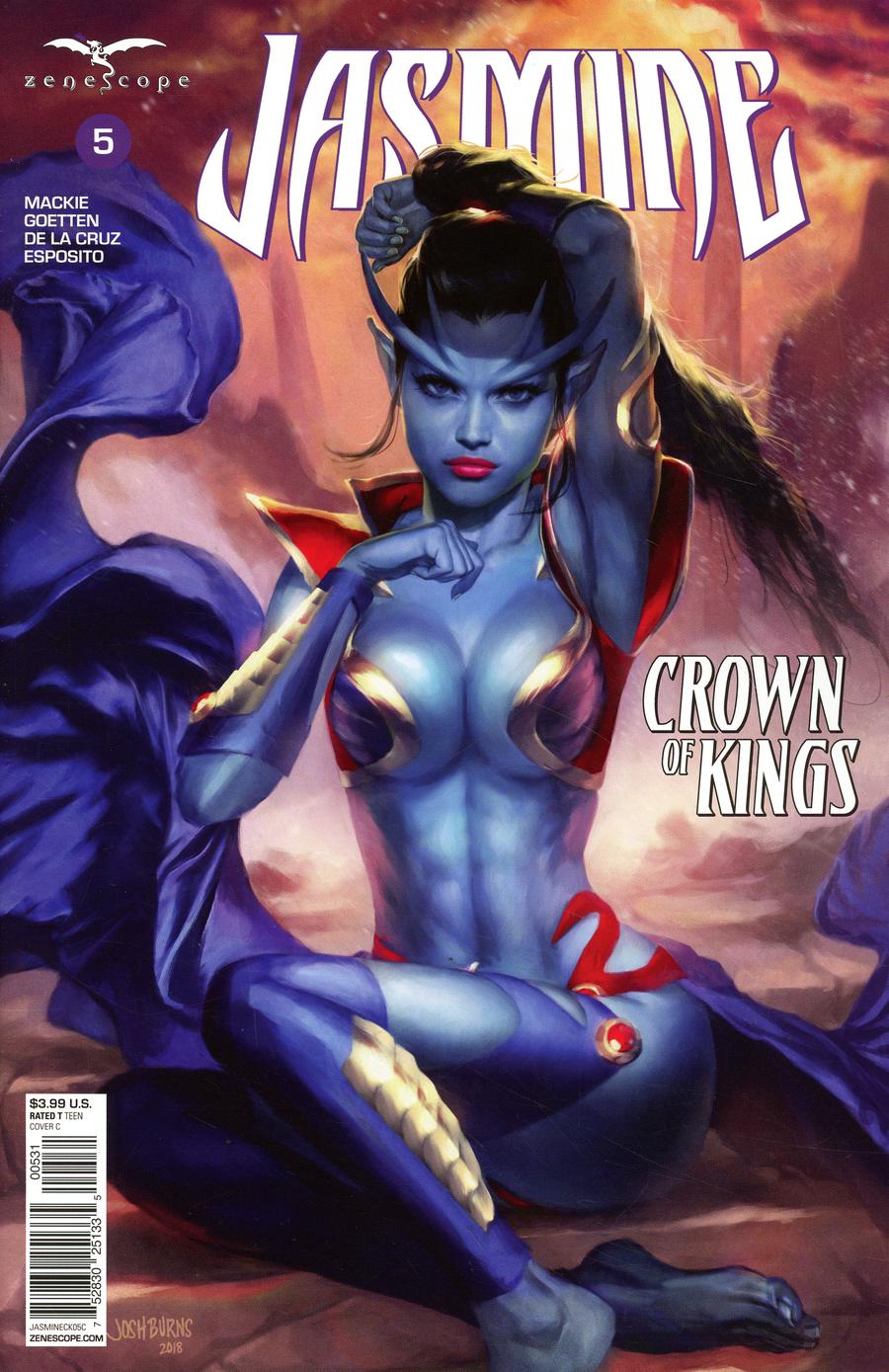 Grimm Fairy Tales Presents Jasmine Crown Of Kings #5 Cover C Josh Burns
