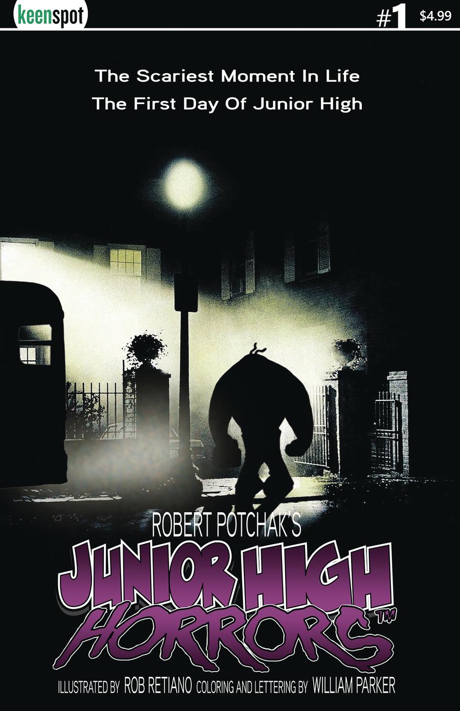 Junior High Horrors #1 Cover B Variant JV Exorcist Parody Cover