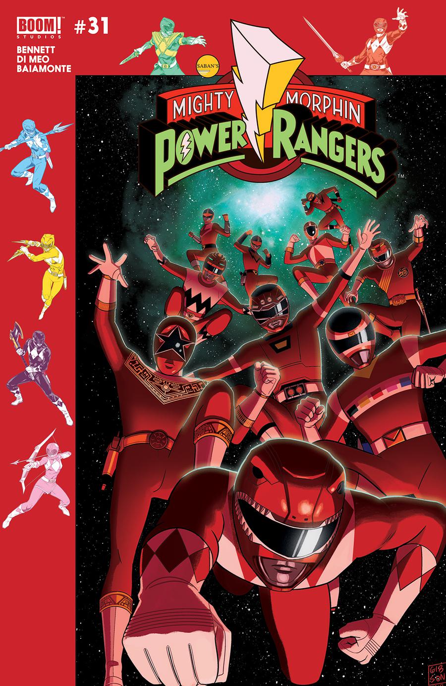 Mighty Morphin Power Rangers (BOOM Studios) #31 Cover B Variant Jordan Gibson Subscription Cover