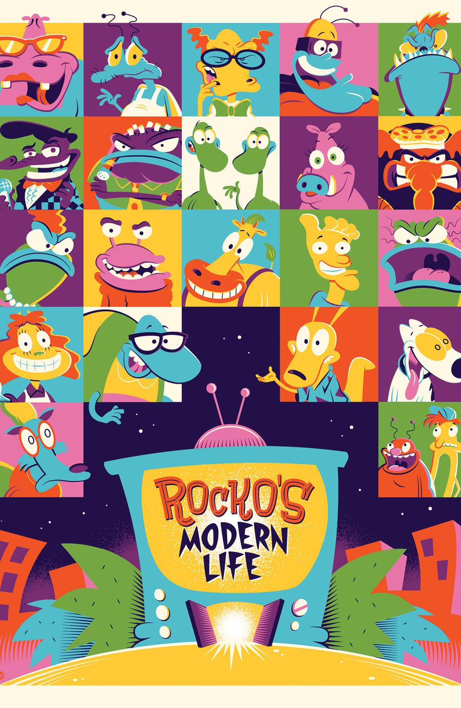 Rockos Modern Life Vol 2 #8 Cover B Variant Dave Perillo Subscription Cover