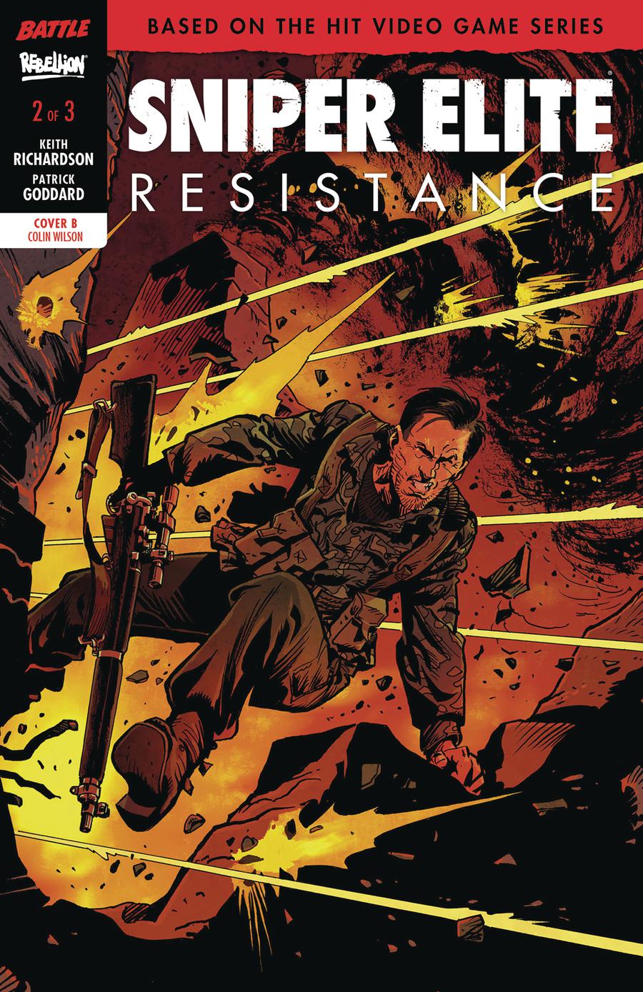 Sniper Elite Resistance #2 Cover B Variant Eduard Groult Cover