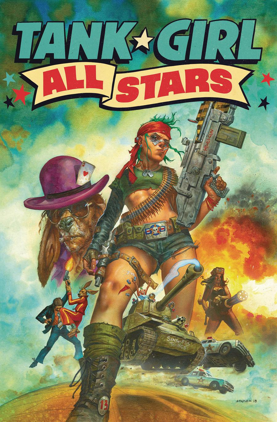 Tank Girl All Stars #4 Cover B Variant Greg Staples Cover