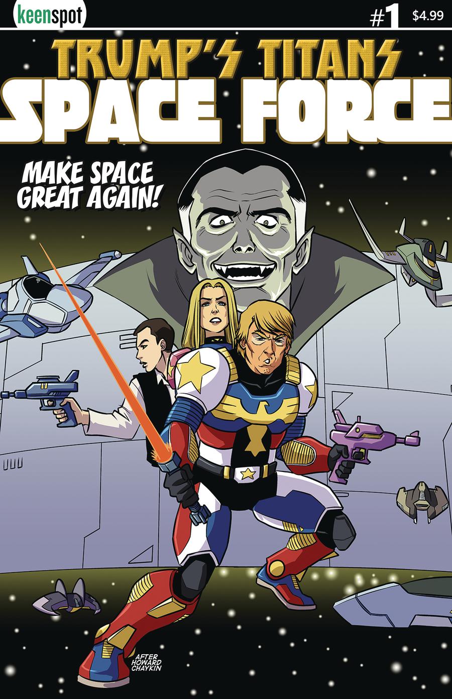 Trumps Titans Space Force #1 Cover A Regular Shawn Remulac Cover