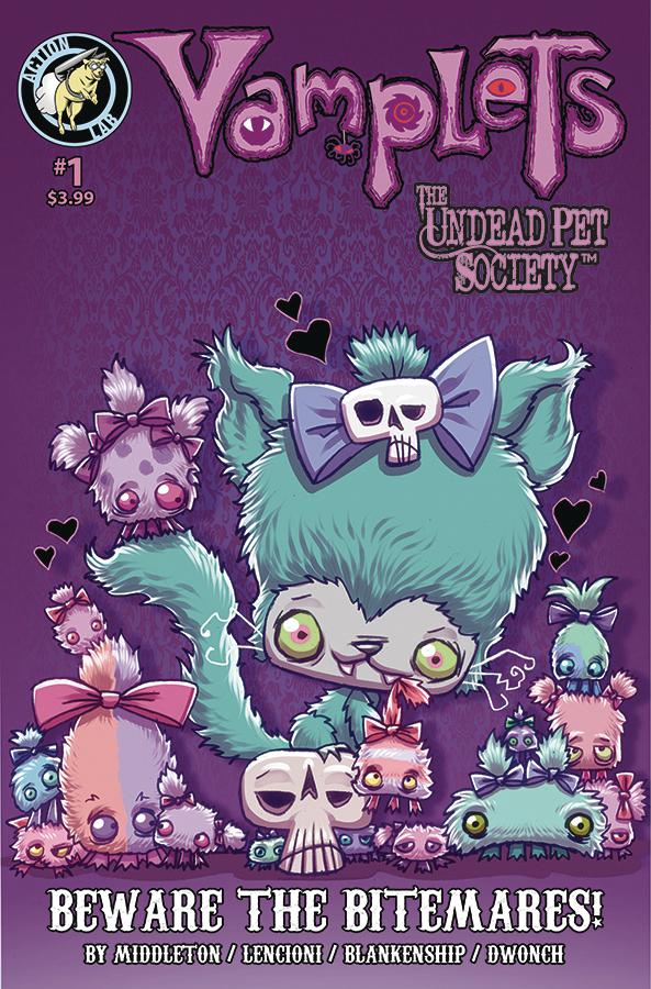 Vamplets The Undead Pet Society Beware The Bitemares One Shot Cover A Regular Amanda Coronado Cover