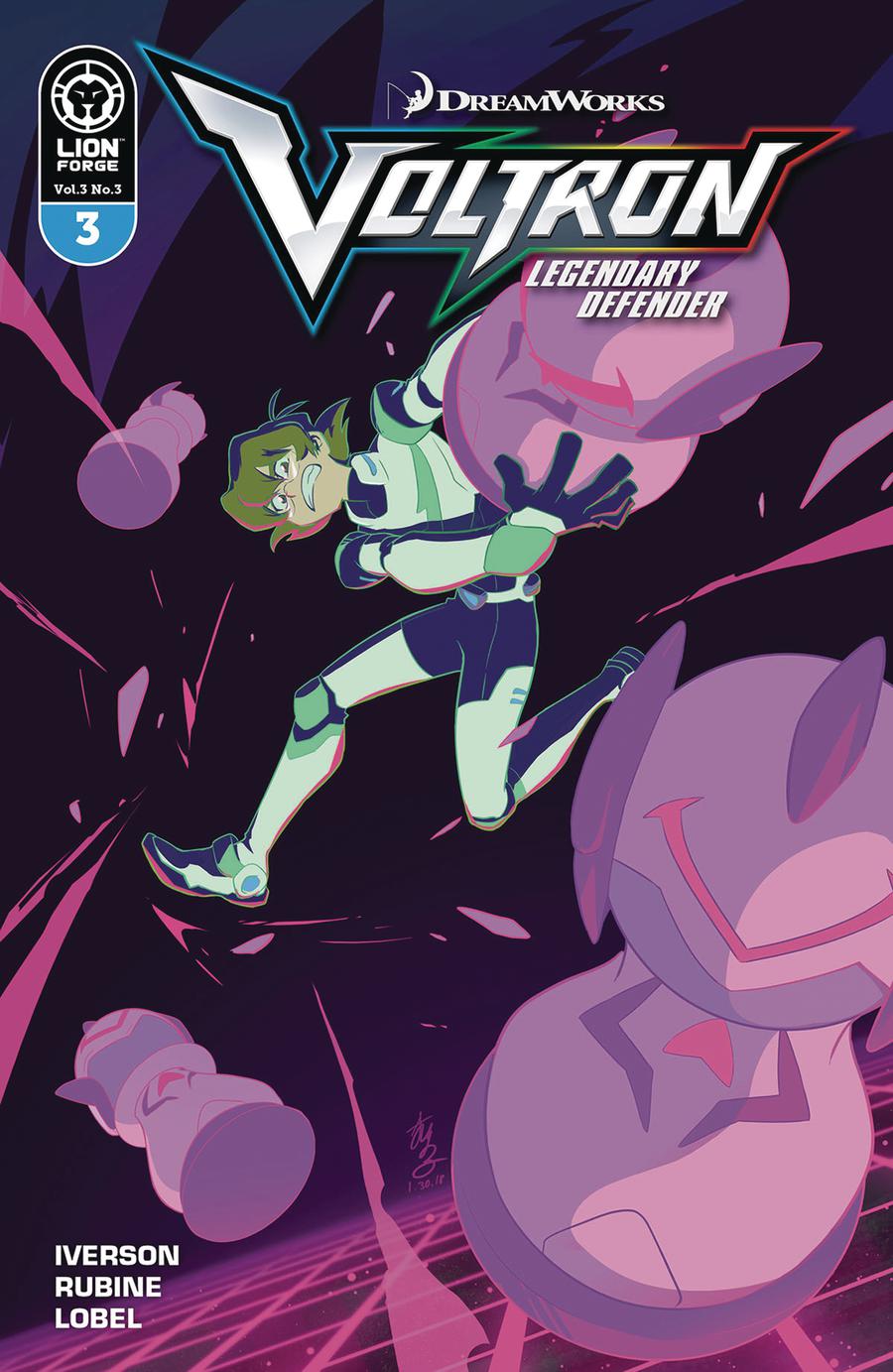 Voltron Legendary Defender Vol 3 #3 Cover A Regular Mariko Yamashin Cover