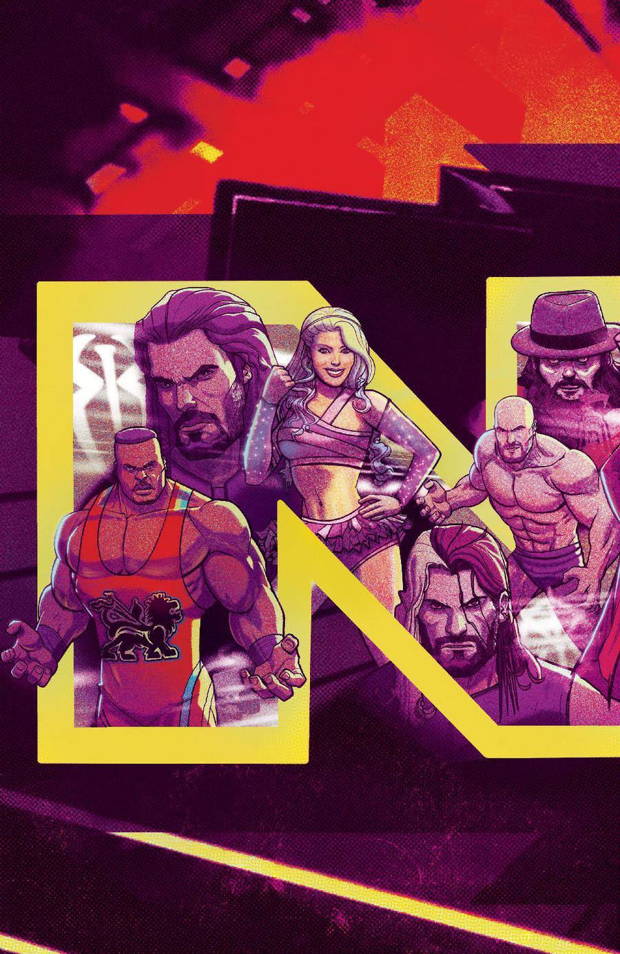 WWE NXT Takeover Blueprint #1 Cover B Variant Marco DAlfonso Connecting Subscription Cover