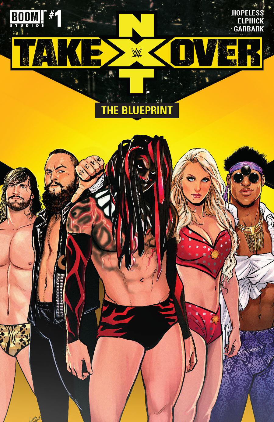 WWE NXT Takeover Blueprint #1 Cover A Regular Lucas Werneck Cover