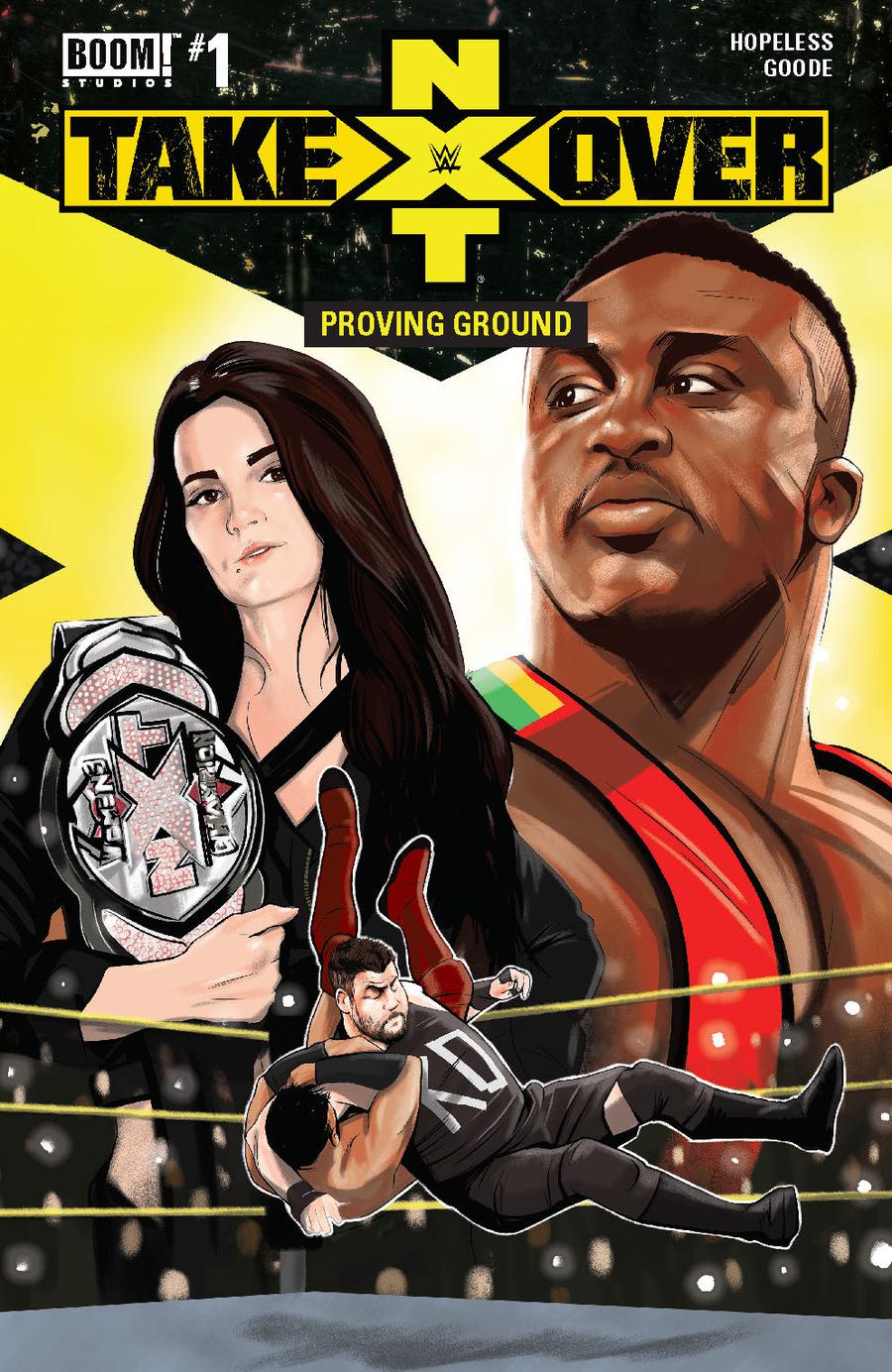 WWE NXT Takeover Proving Ground #1 Cover A Regular Aaron Dana Cover