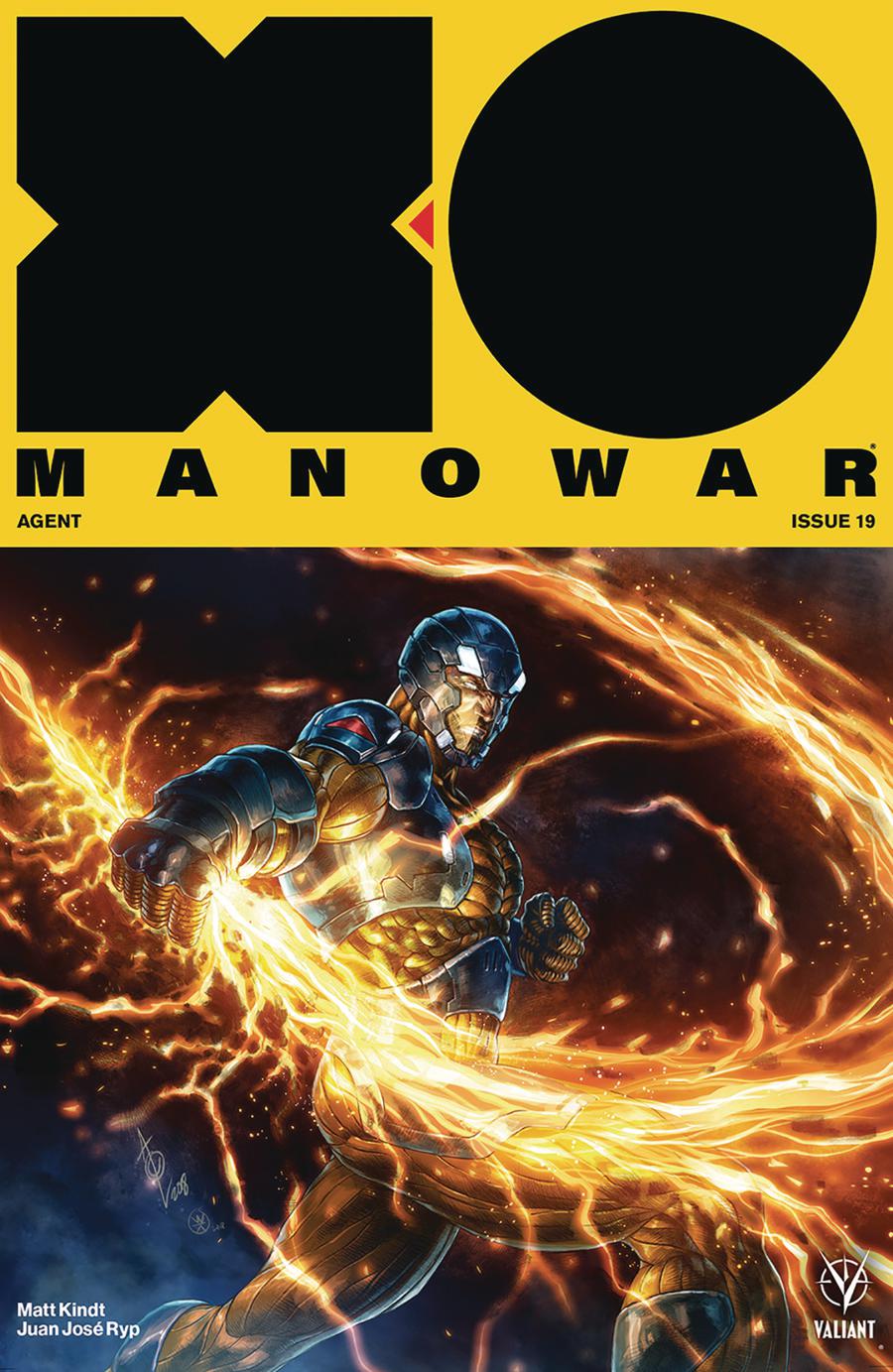 X-O Manowar Vol 4 #19 Cover B Variant Alan Quah Cover