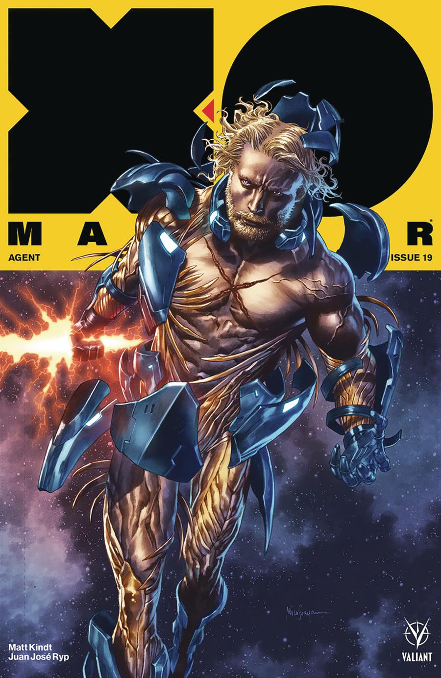 X-O Manowar Vol 4 #19 Cover C Variant Mico Suayan Cover