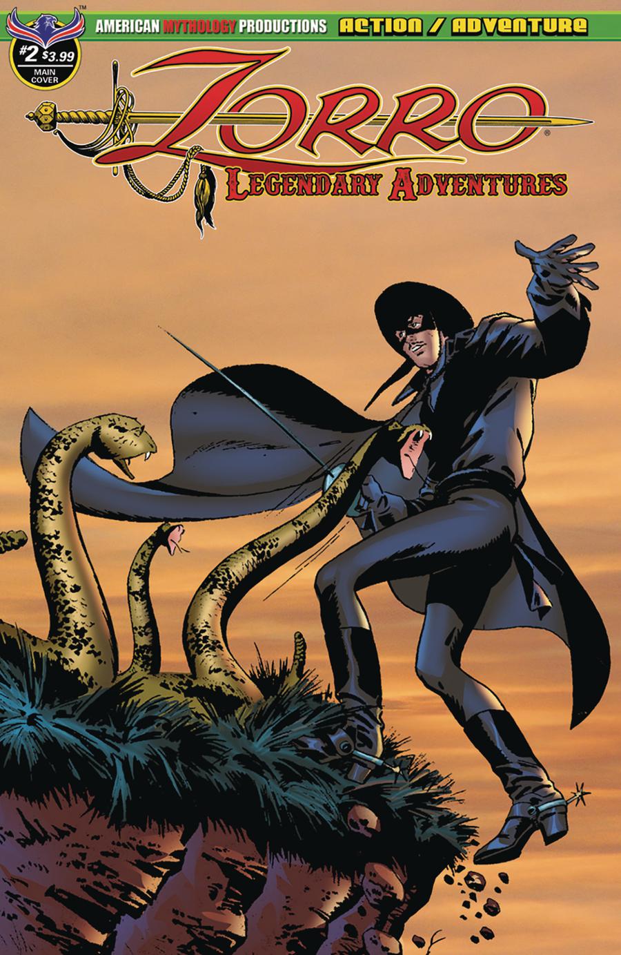 Zorro Legendary Adventures #2 Cover A Regular Francisco Cueto Cover