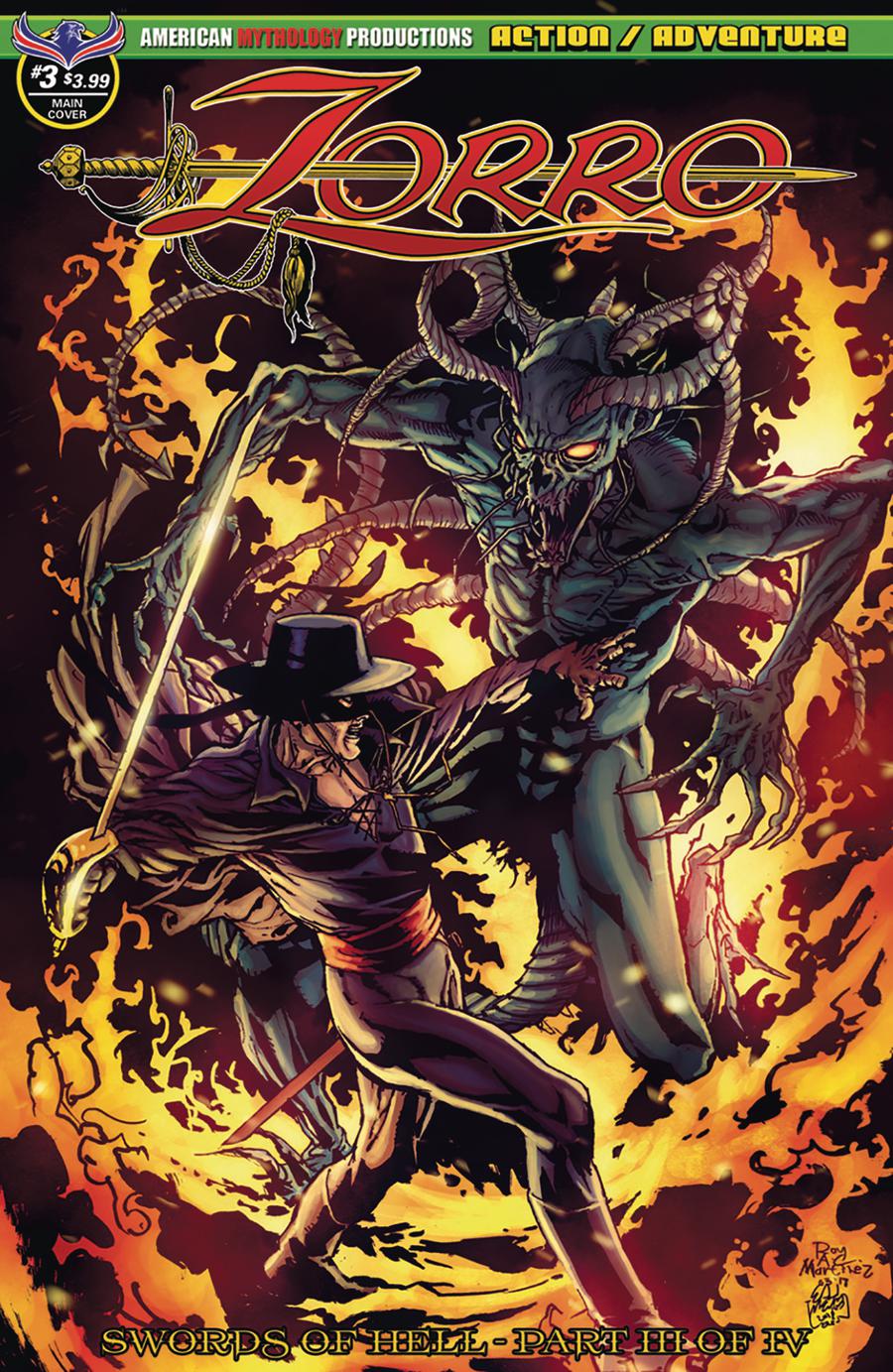 Zorro Swords Of Hell #3 Cover A Regular Roy Allan Martinez Cover