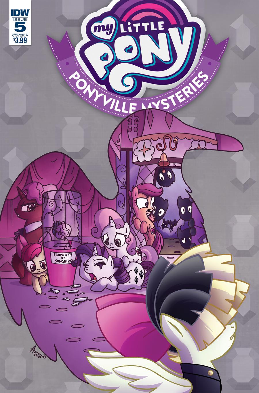 My Little Pony Ponyville Mysteries #5 Cover A Regular Agnes Garbowska Cover