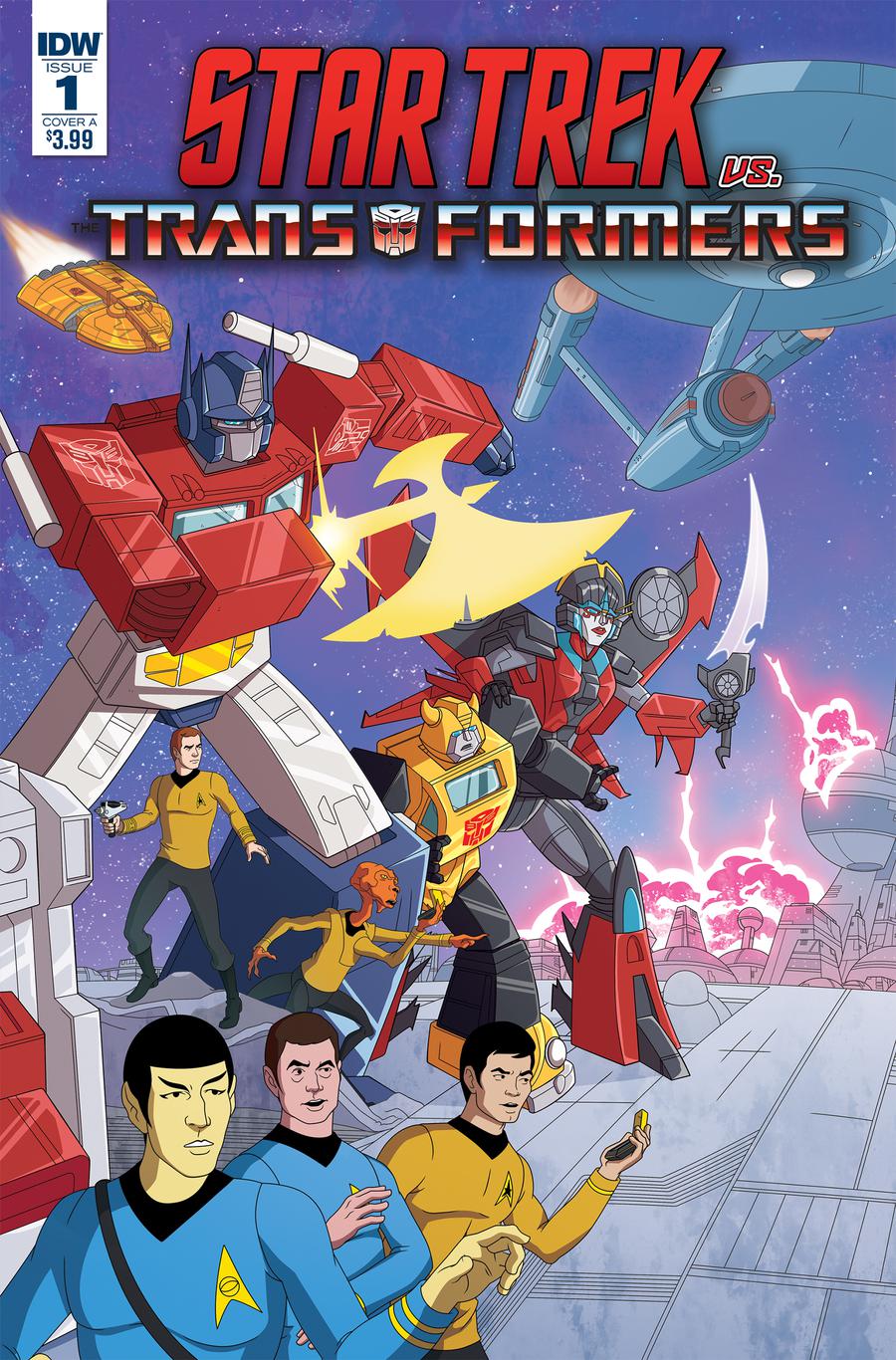 Star Trek vs Transformers #1 Cover A Regular Philip Murphy Cover