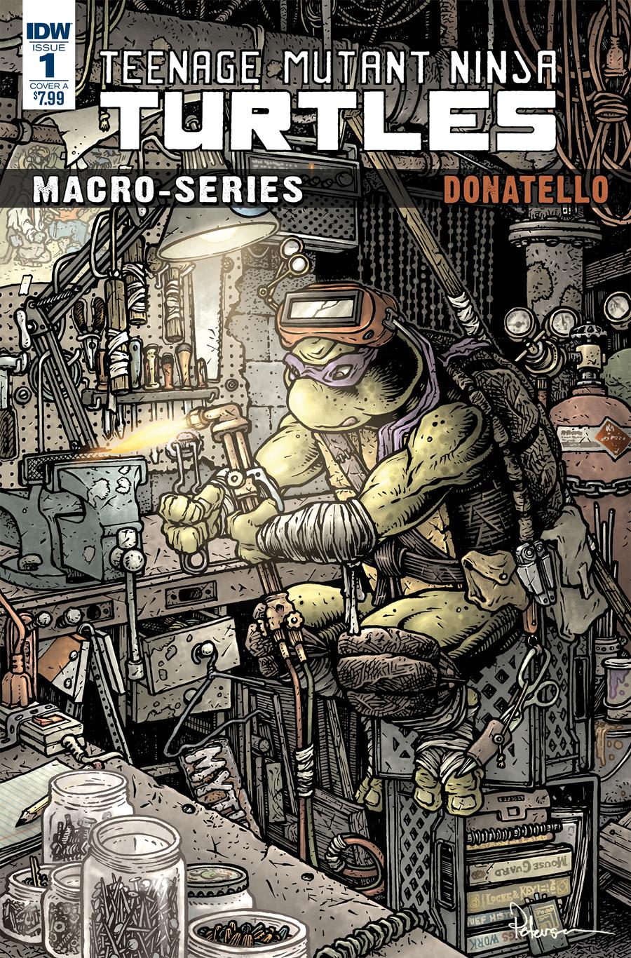 Teenage Mutant Ninja Turtles Macro-Series Donatello Cover A Regular David Petersen Cover