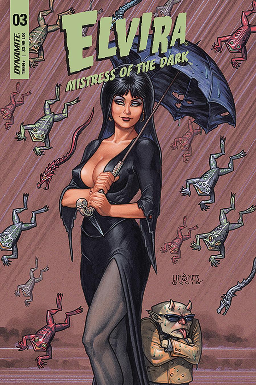 Elvira Mistress Of The Dark Vol 2 #3 Cover A Regular Joseph Michael Linsner Cover