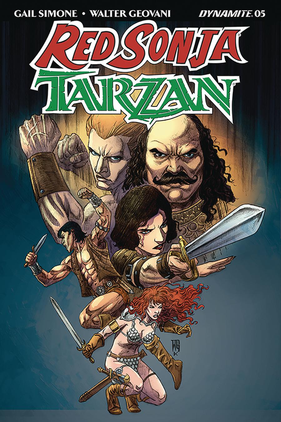 Red Sonja Tarzan #5 Cover A Regular Walter Geovani Cover