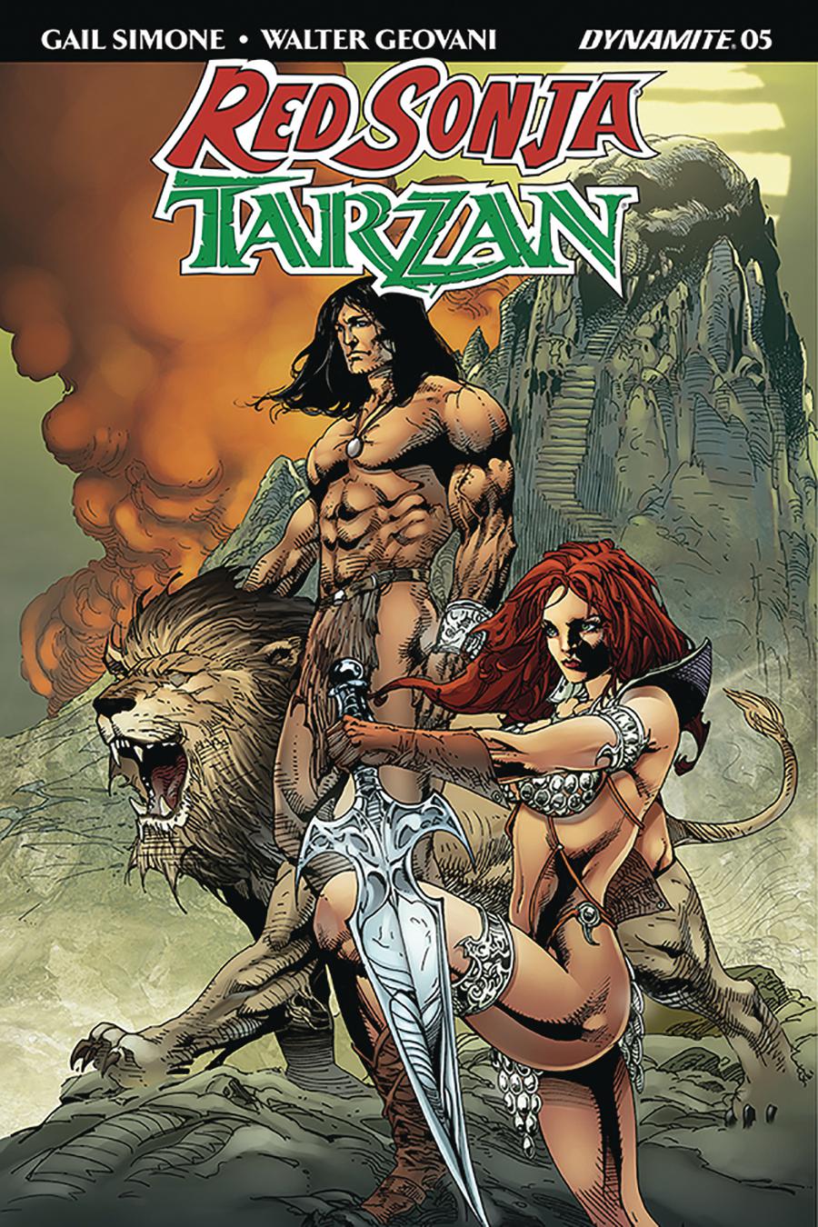 Red Sonja Tarzan #5 Cover D Variant Roberto Castro Subscription Cover