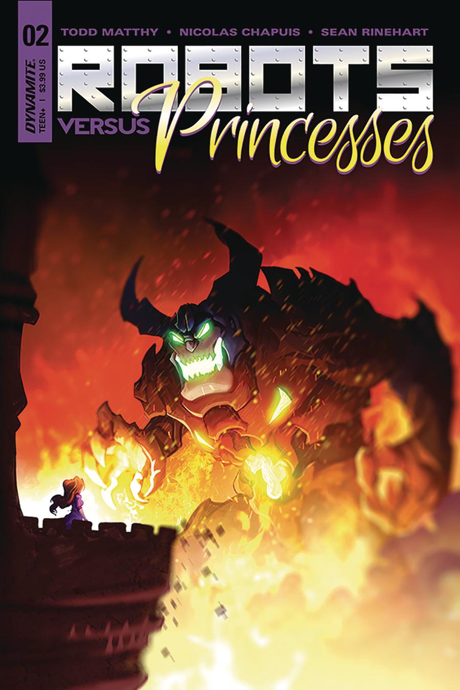 Robots vs Princesses #2 Cover A Regular Nicolas Chapuis Cover