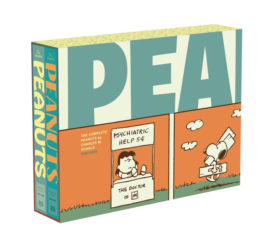 Complete Peanuts Vol 9 & 10 1967-1970 Slipcase TP