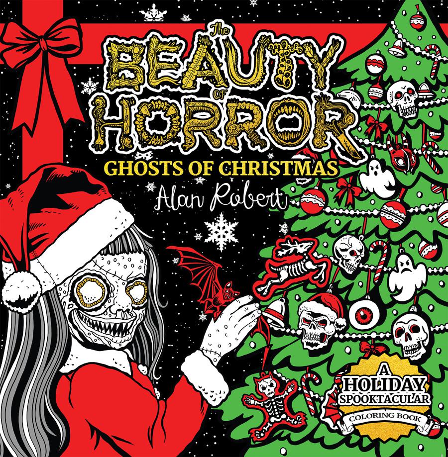 Beauty Of Horror Ghosts Of Christmas Coloring Book TP