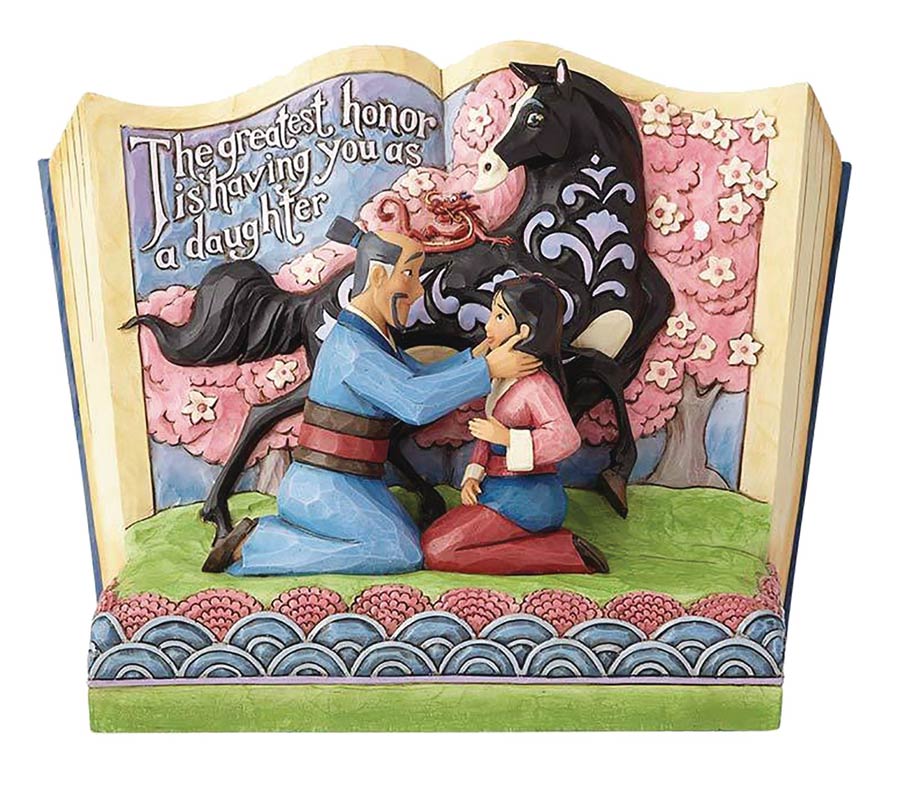 Disney Traditions Mulan Storybook Figurine