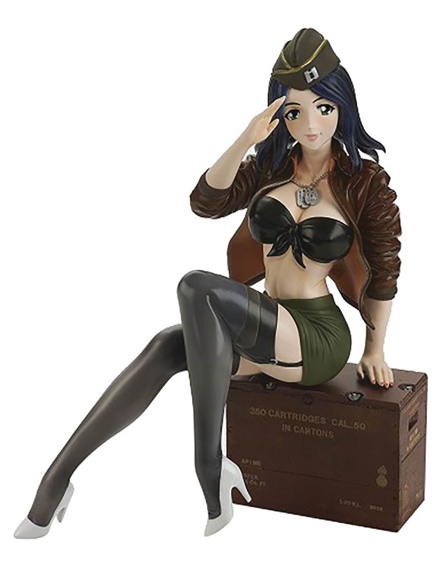 Amy U.S. Army Air Force Captain 1943 1/6 Scale PVC Statue