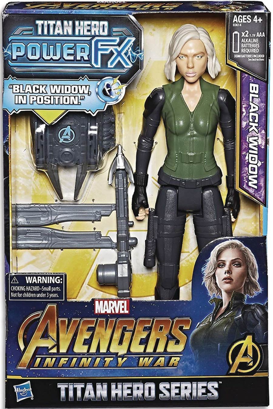 Avengers 12-Inch Titan Hero Power FX Black Widow Action Figure Case