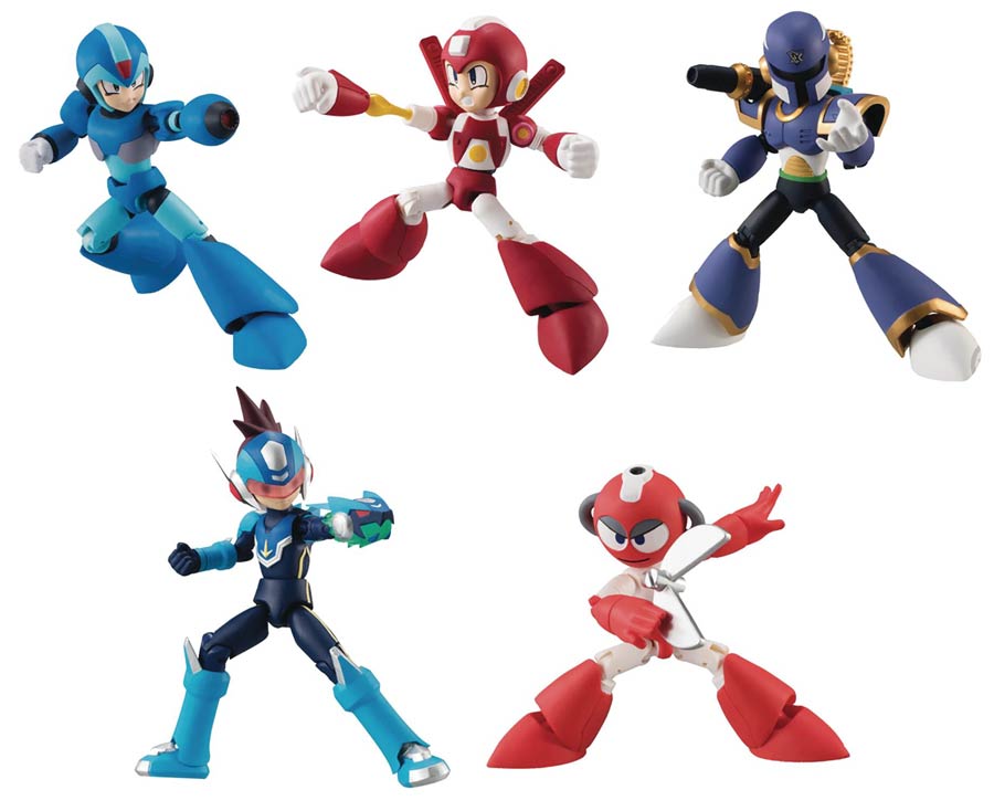 66 Action Dash Mega Man Vol 2 - Box Of 10 Blind Mystery Box Figures