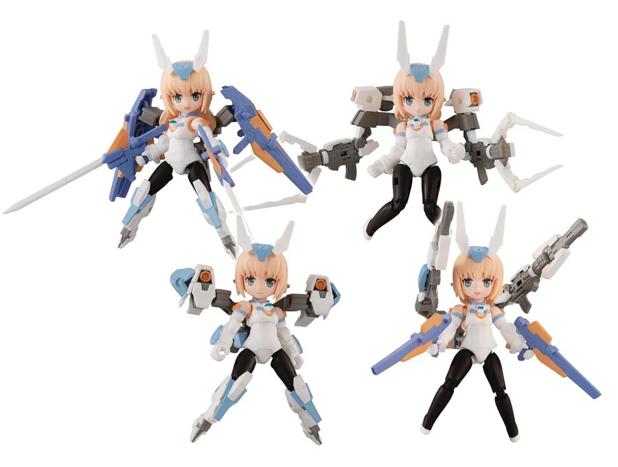 Desktop Army Frame Arms Girl KT-240F Baselard Figure 4-Piece Display