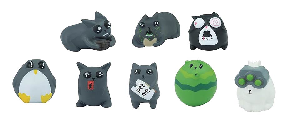 Exploding Kittens Squishme Blind Mystery Box 24-Piece Display