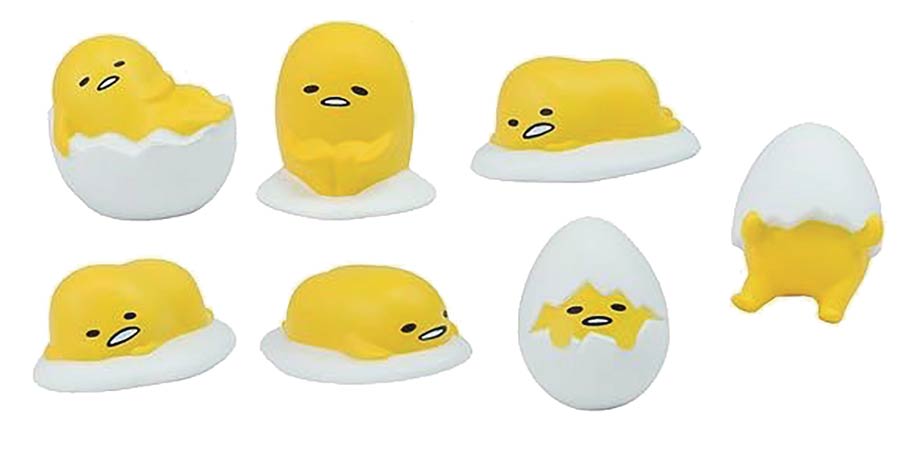 Gudetama Lazy Egg Squishme Blind Mystery Box 24-Piece Display