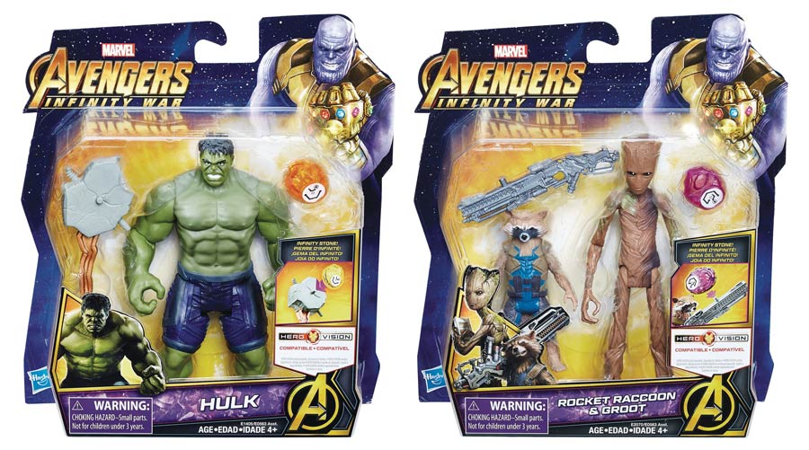 Avengers 6-Inch Deluxe Action Figure With Infinity Stone Assortment Case 201801