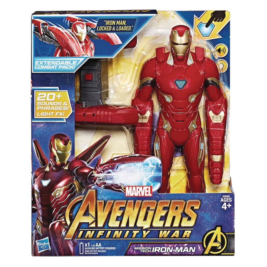 Avengers Infinity War Mission Tech Iron Man Action Figure Case